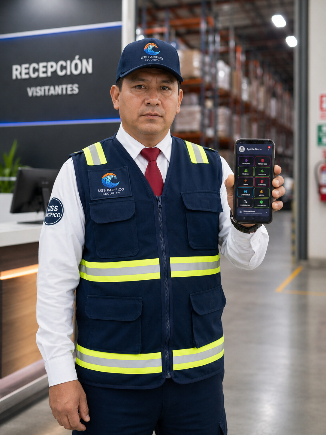 Agente con app Kronex